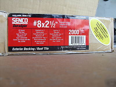 Senco duraspin 2-1/2
