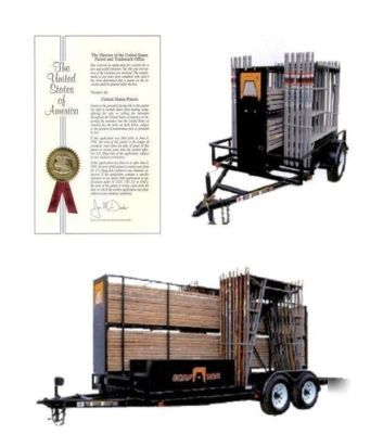 U s patent # 6955384 scaffold trailer 
