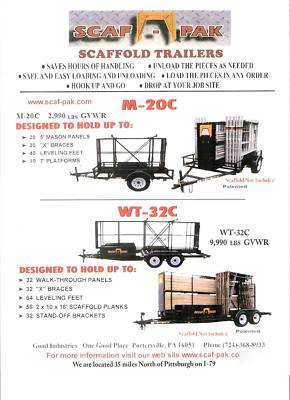 U s patent # 6955384 scaffold trailer 