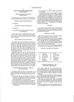 U s patent # 6955384 scaffold trailer 
