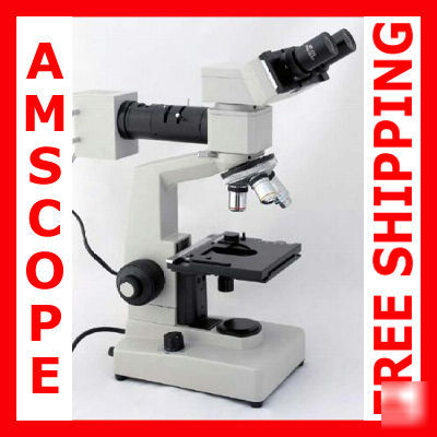 Upright metallurgical metallographic microscope