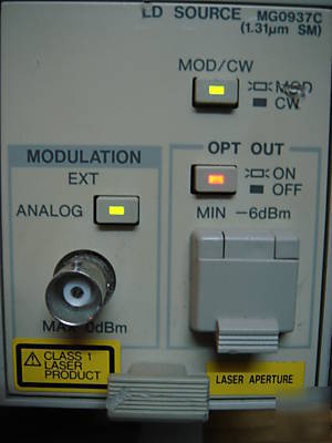 Anritsu MG0937C 1.31UM, sm ld light source / tested