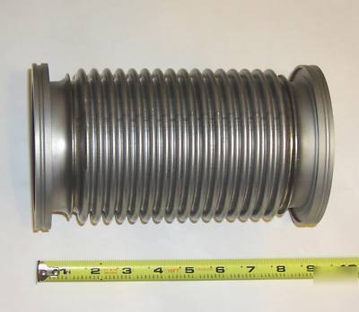 High vacuum chamber bellows mks hps iso-nw-100 ss hose 