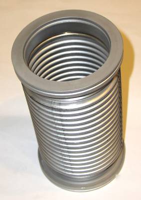 High vacuum chamber bellows mks hps iso-nw-100 ss hose 