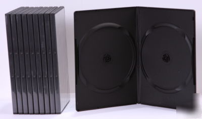 Lot of 10 (ten) blank double dvd cases 