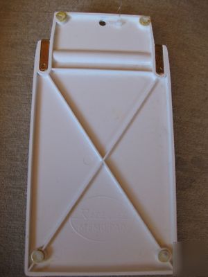 Vintage plastic note holder-rite it memo pad-kimball ne