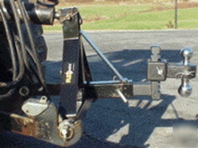 Tri-ball adjustable trailer hitch insert - solid steel