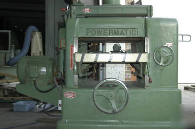 Powermatic 225 planer 24IN grinder quickset 10HP 