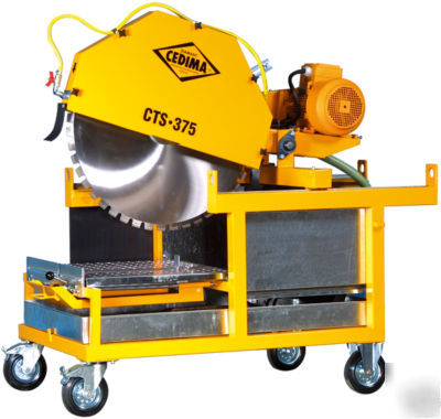 Cedima cts-375 1000MM 415V masonry block stone saw