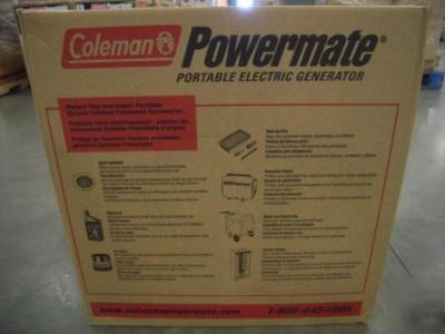 New coleman 6250 watt portable generator , in box hd