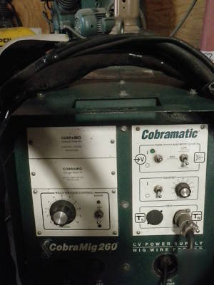 Cobramatic cobramig 260 push-pull mig welder