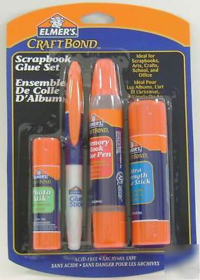 Elmerâ€™s glue craft bond scrapbooking glue set 1 pack