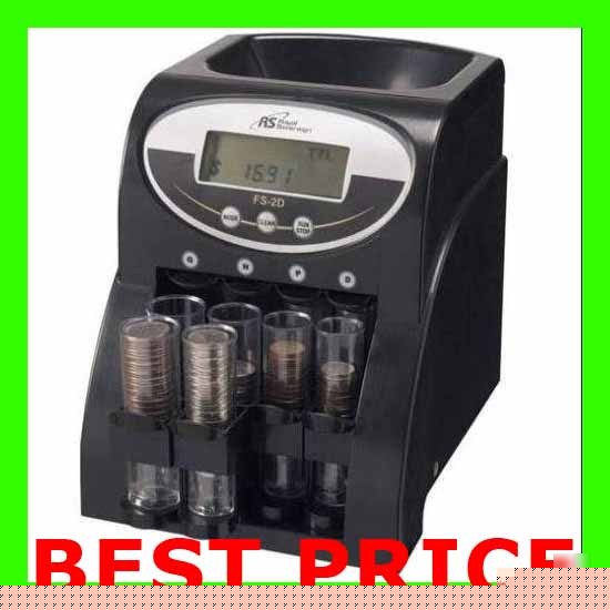 Digital coin sorter counter change electric sort lcd