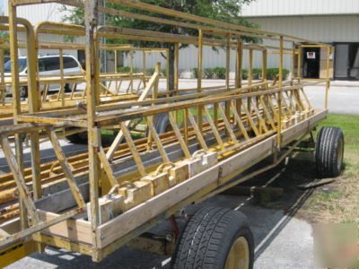 Mobile work platform made by rustgo scaffolding 