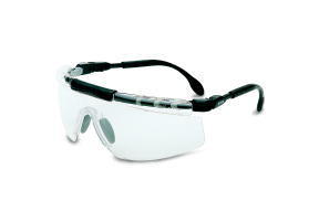 Uvex S0400 fitlogic black/silver frame clear len 173499