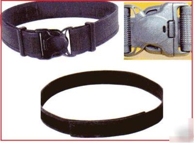 Vip tactical belt + inner velcro belt â€“ black â€“ size 36